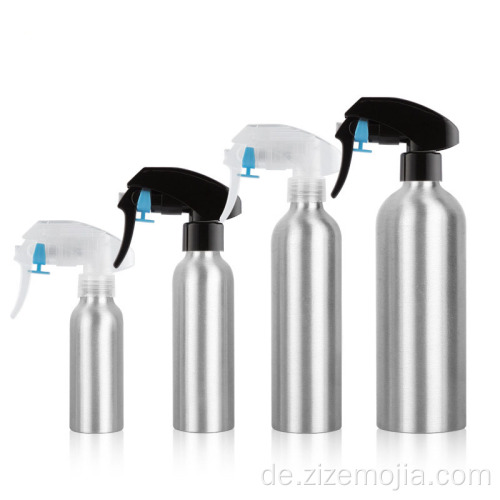 Kundenspezifische Aluminium-Pumpen-Sprayflasche mit leerem Auslöser